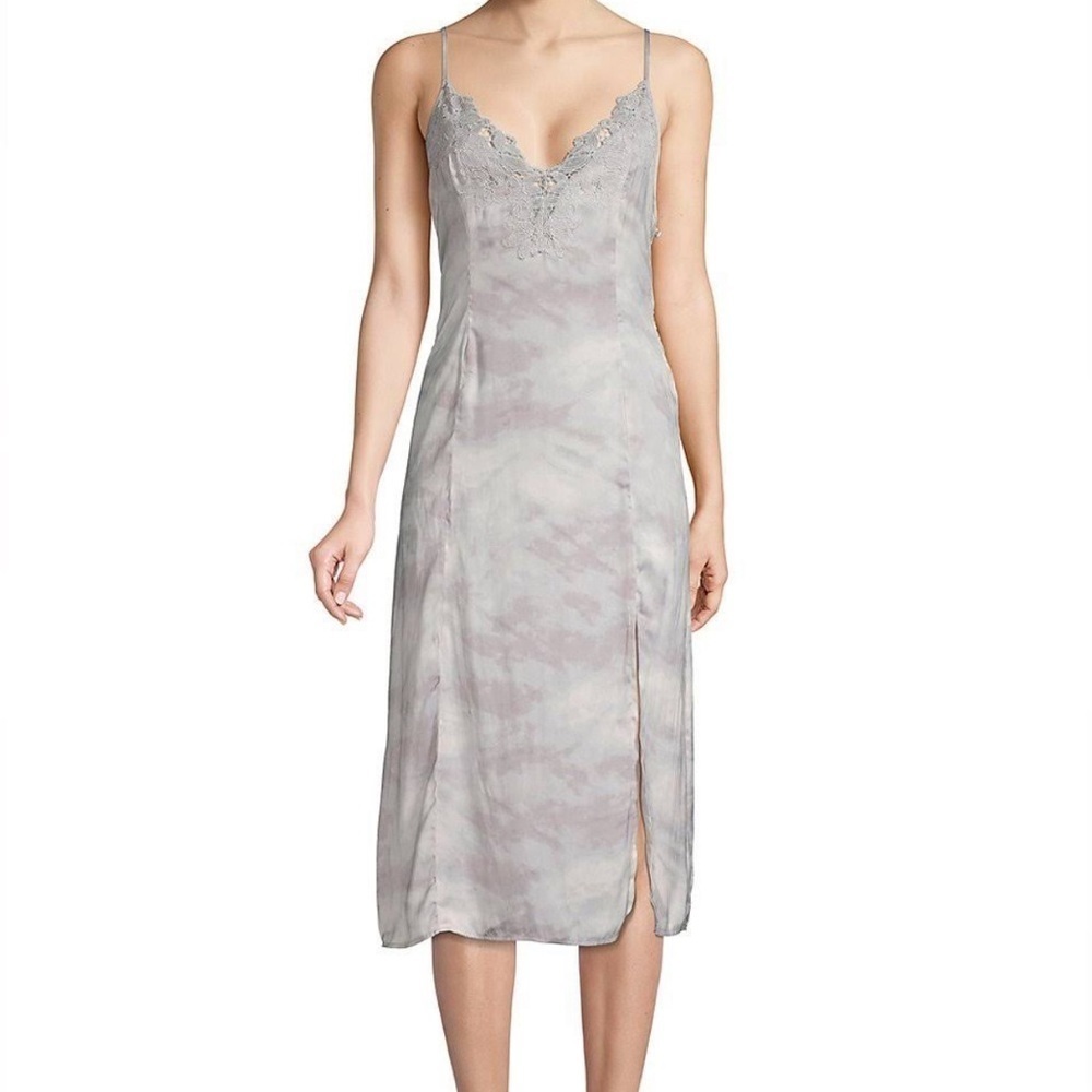 Free People Intimately NWT Chasing Shadows Midi Tie Dye Slip Dress - Picture 4 of 16